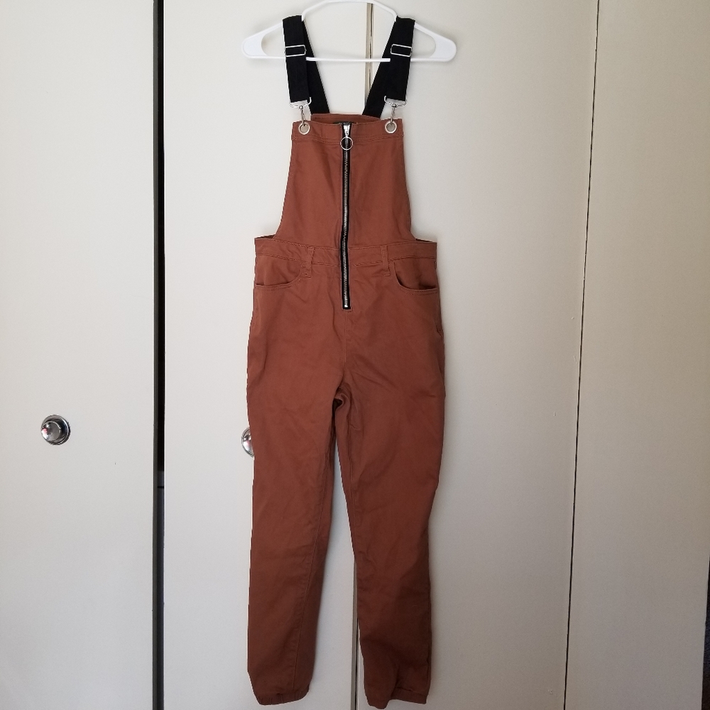 Brown Overalls by Wild Fable
